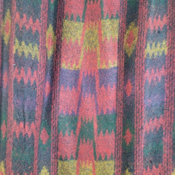 Gabriella's (vintage I think) Long Wrap skirt Made in USA Hook/loop size Med - Picture 3 of 11